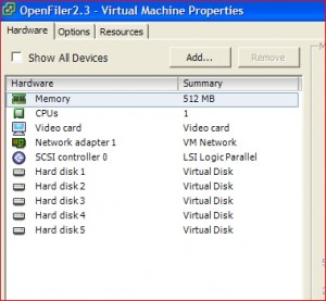 OpenFiler_Discs_on_esxi Drives available for OpenFiler